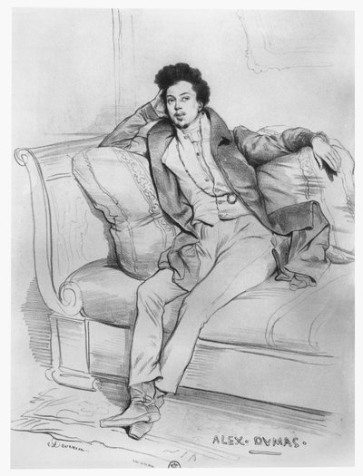 Ritratto di Alexandre Dumas, Padre da Achille Devéria